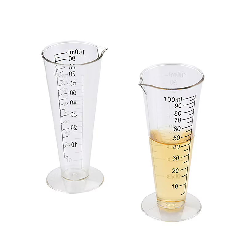 Tasse à mesurer en acrylique de qualité alimentaire de 100 ml avec balance – Sans BPA, parfaite pour