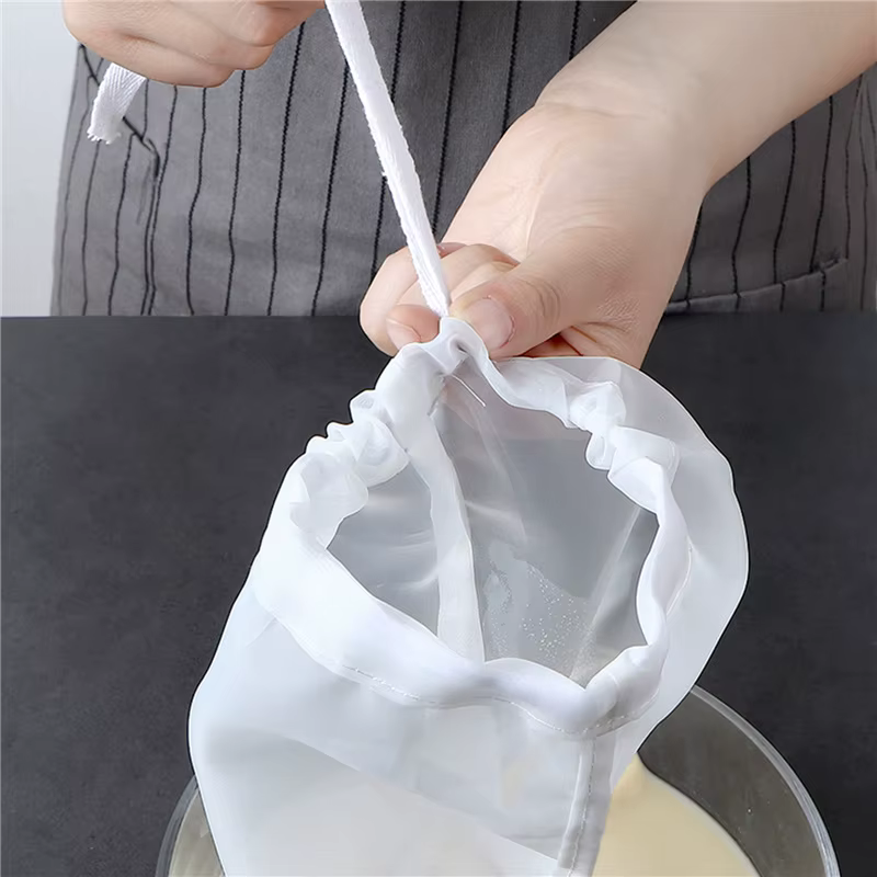 Filet filtrant de qualité alimentaire 100/200/300 mailles, filtre en tissu Nylon pour thé, bière, la