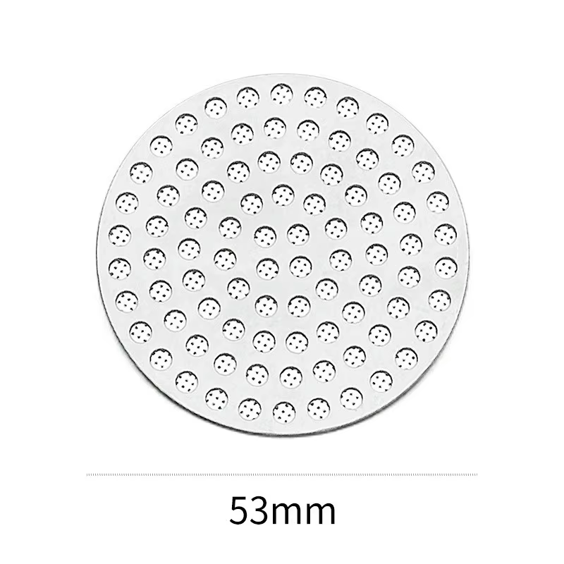 JUSTINLAU – écran à café réutilisable 51/53/58mm, filtre à café double couche en acier inoxydable 30