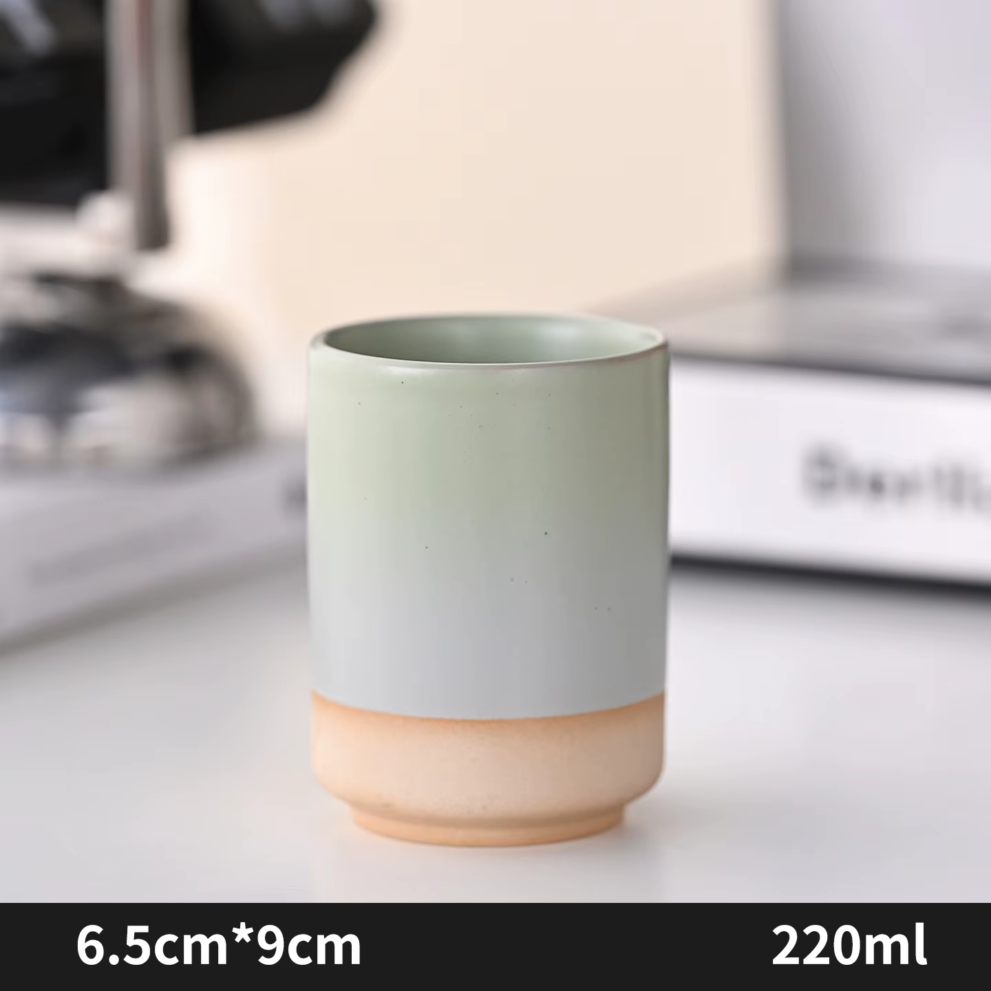 Tasse à café en céramique Vintage, poterie grossière, tasse d'eau, tasses à thé japonaises de 220ml,