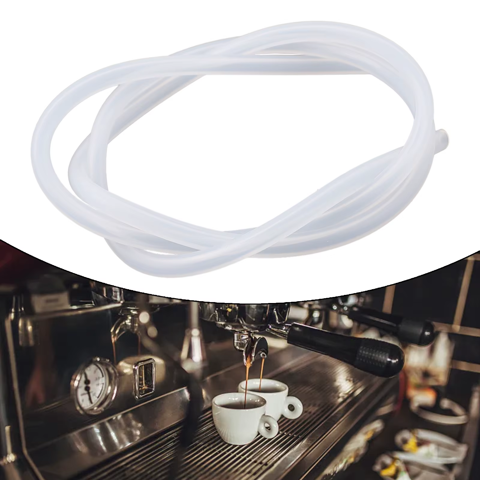 Tuyau en Silicone de Qualité Alimentaire pour Machine à Café existent, 1m, 1 Pièce