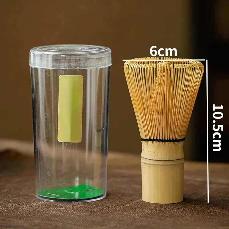 Service à thé japonais, fouet Matcha (Chasen), cuillère et cuillère à thé (Chashaku), accessoires en