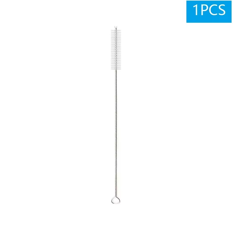 Pailles en verre écologiques réutilisables, 20 à 1 pièce, paille métallique avec brosses, Smoothies,