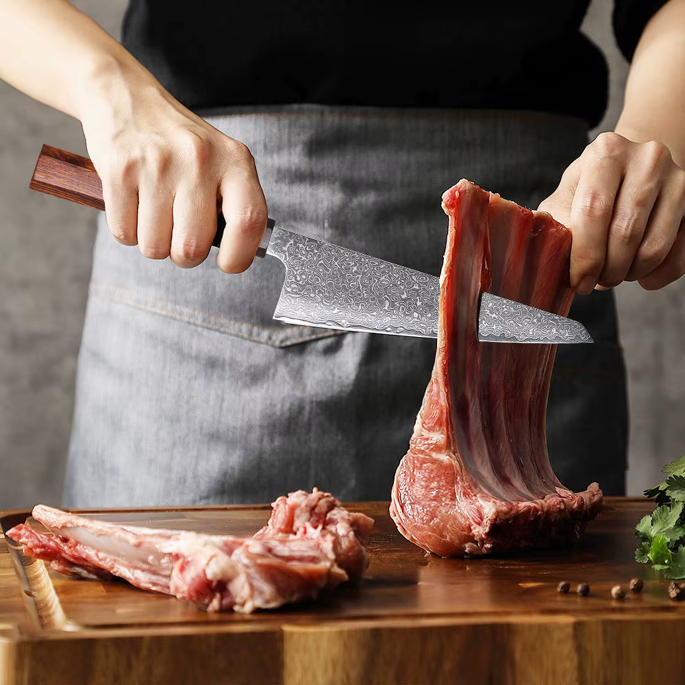 TURWHO-Couteau de chef japonais Honesuki forgé à la main, ustensile de cuisine professionnel en acie