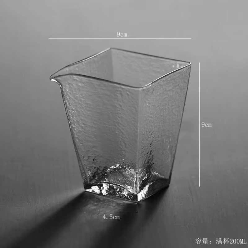 Tasse à thé en verre de Style japonais de 200ml, tasses transparentes, créatives, résistantes à la c