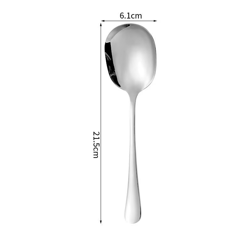 Cuillère de service en acier inoxydable, cuillères de service et cuillères ajourées, couverts de cui
