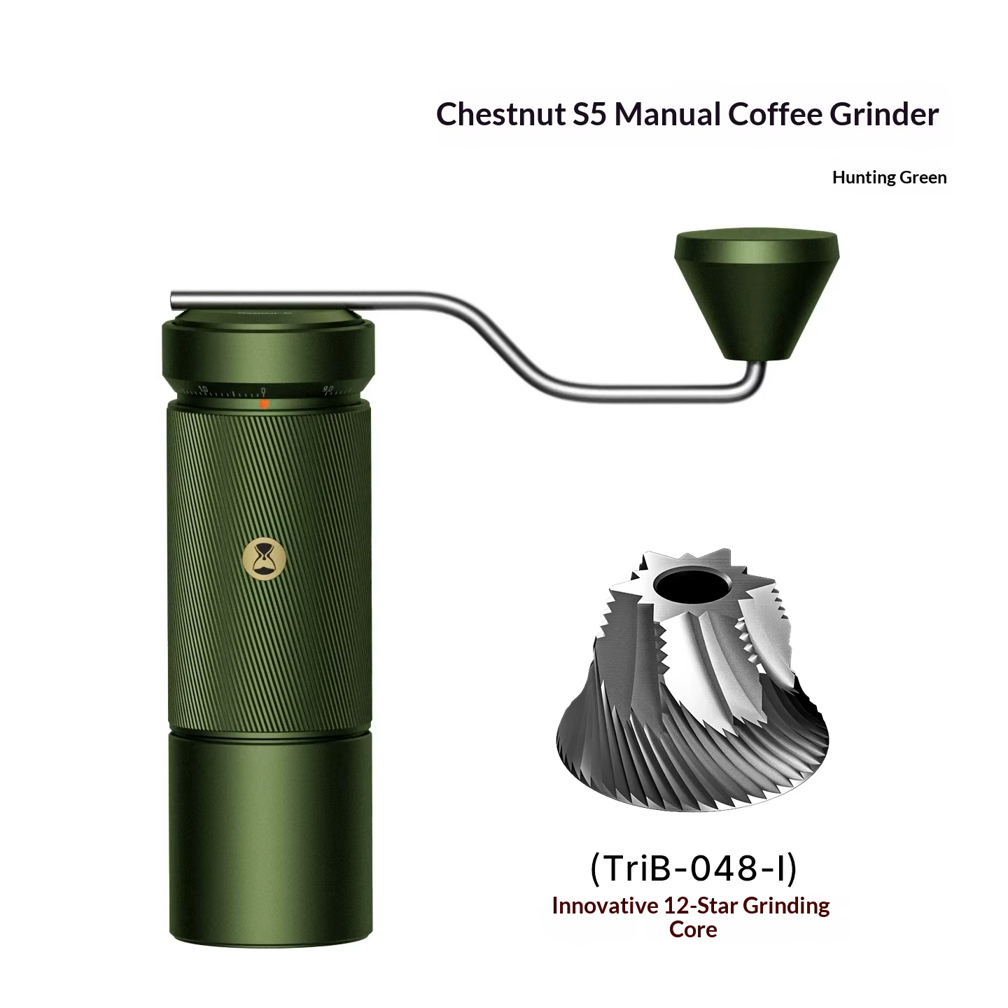 Moulin à café manuel Timemore Chestnut S5, moulin à grains à manivelle pour café filtre, expresso, o