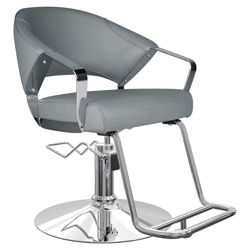 Design de barbier esthétique ergonomique, organisateur professionnel confortable, chaise de barbier 