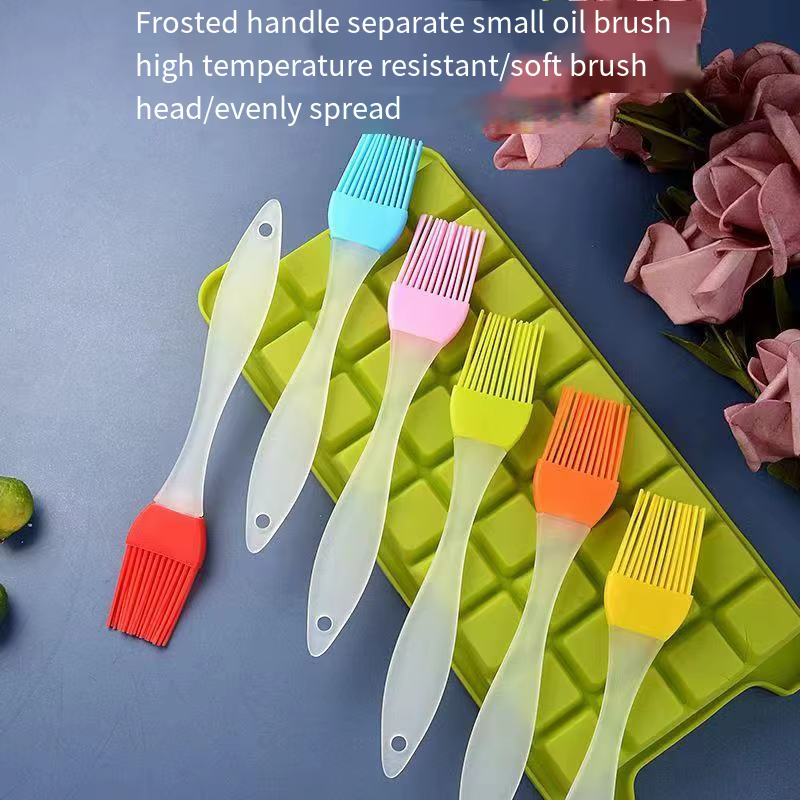 Brosse à pâtisserie à la farine pouvant être démontée, brosse à gâteau en silicone, ustensile de cui