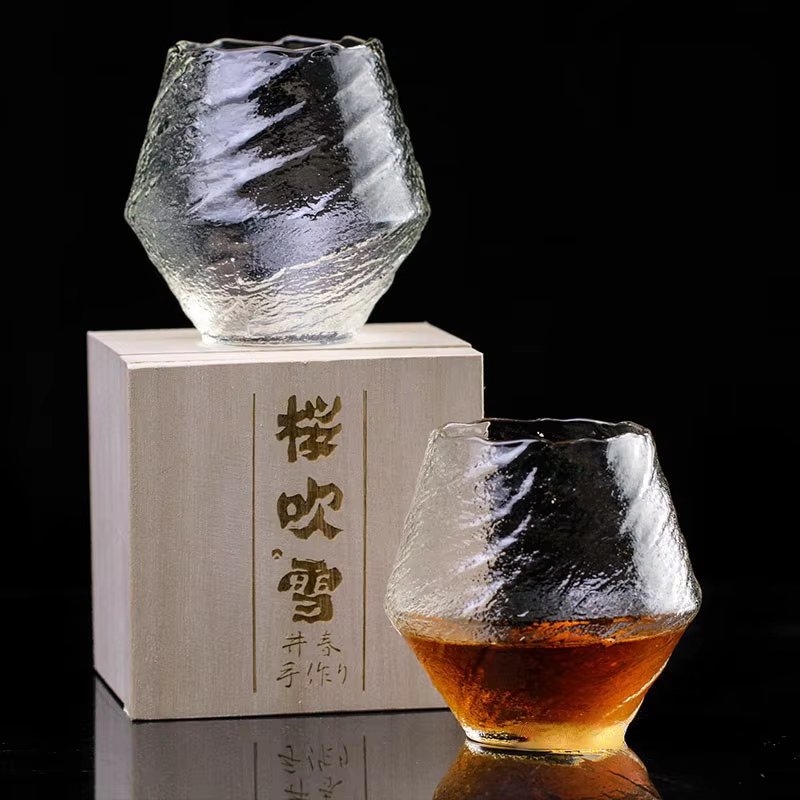 Verres de dégustation de whisky à neige de 420ml, motif de marteau japonais, tasse à boire du vin, f