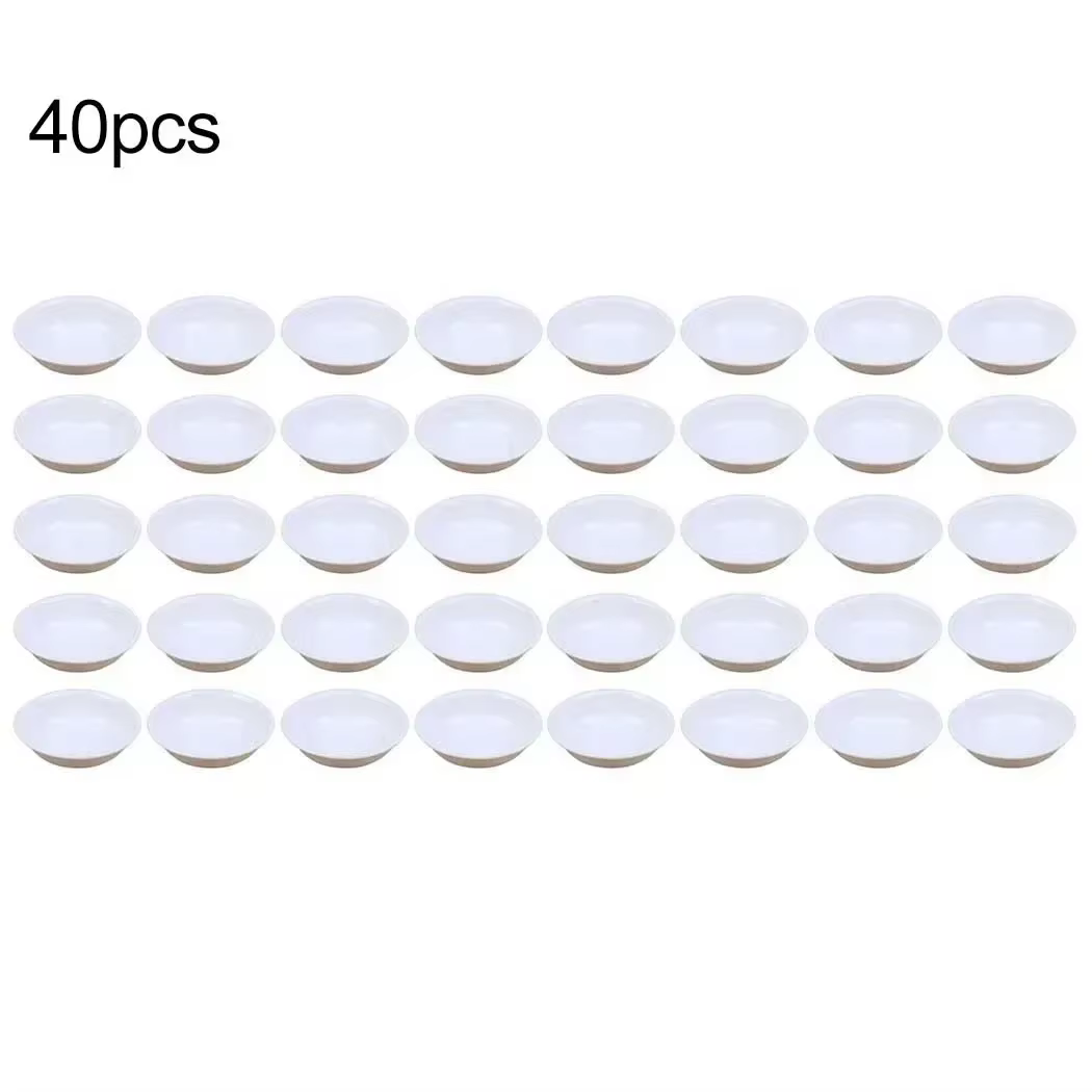 Ensemble de 40 plats à Sauce soja, petit bol de service, Mini assiettes à apéritif, petits bols à Sa