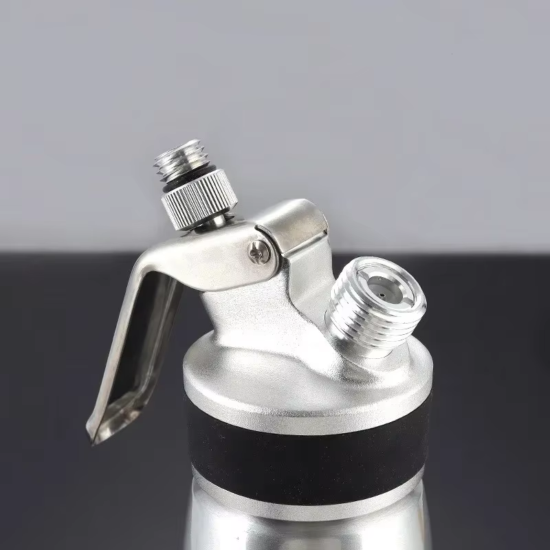 Pistolet à crème fouettée de 500/1000ml, distributeur de crème, pistolet à douille de gâteau en acie