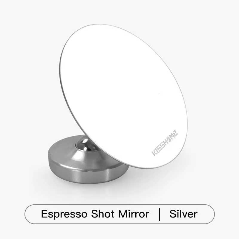 Miroir d'extraction de café miroir de tir à expresso magnétique en acier inoxydable 360 °   Réglable