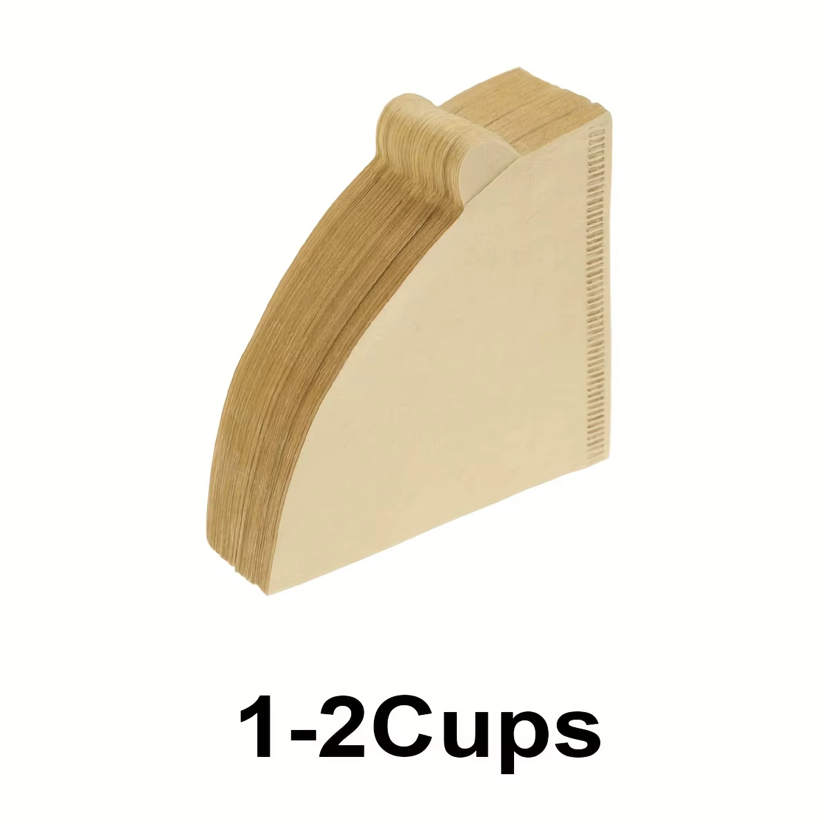 Filtres à café cônes taille 01/02, 100 unités 1-2/1-4 tasses papier filtre à café jetable non blanch