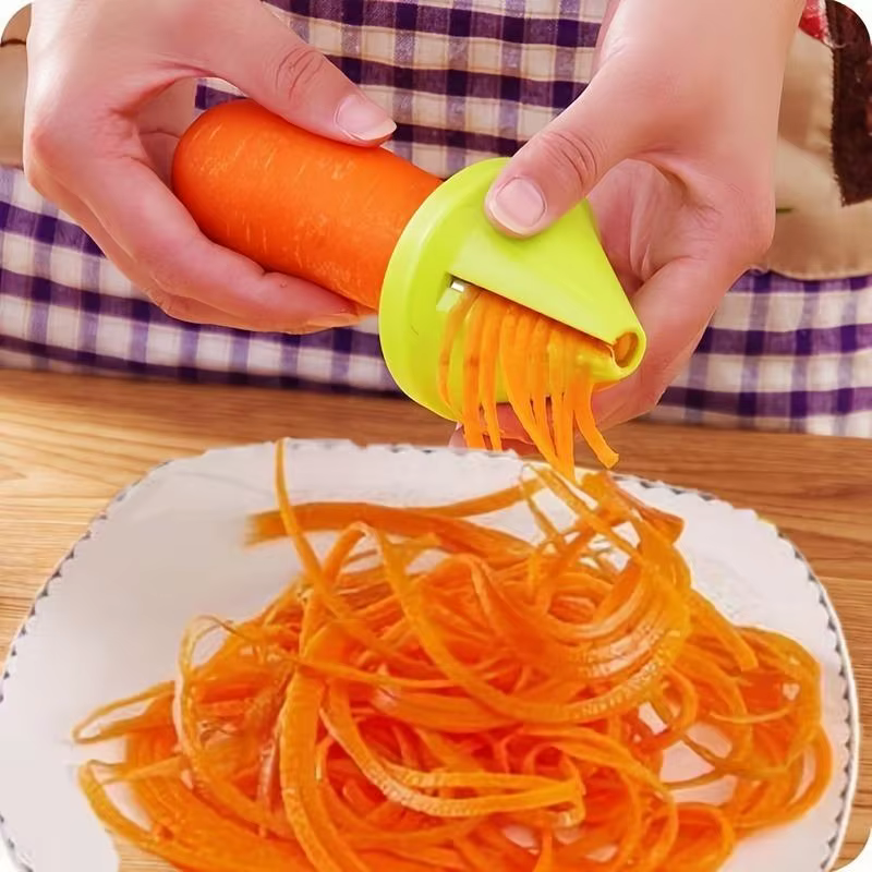 Broyeur rotatif de cuisine, éplucheur manuel en spirale, trancheur de légumes, râpe à fruits, pommes