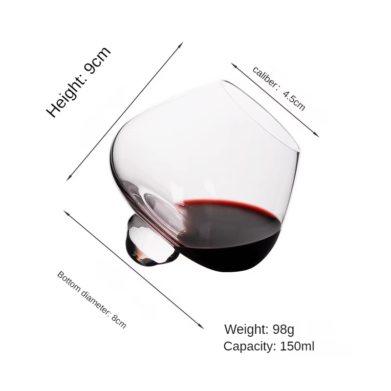 Verres Cognac, verres à liqueur au whisky, bière domestique, vin rouge, verre de roche, gobelet, ver