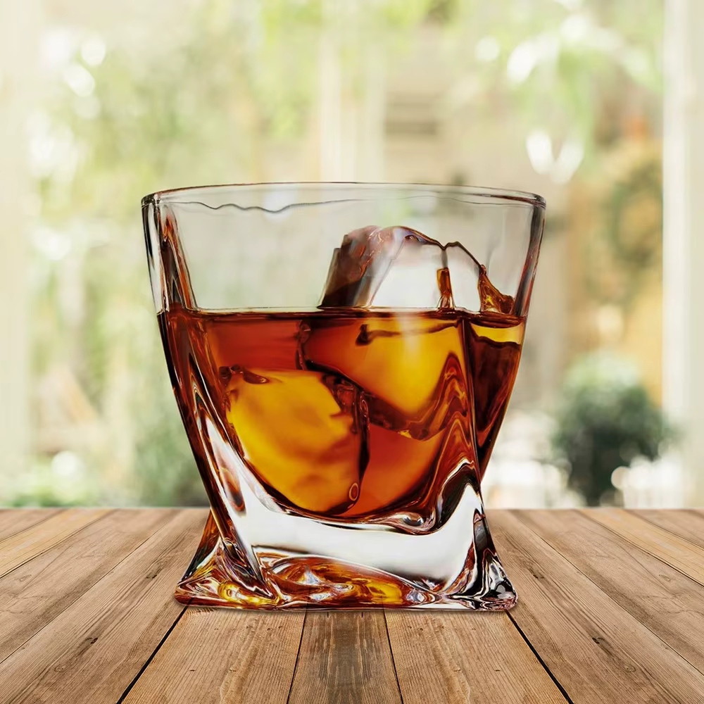 Verre à whisky personnalisé avec logo et texte, cadeaux de GroomTIME, verres à roches, verres à scot