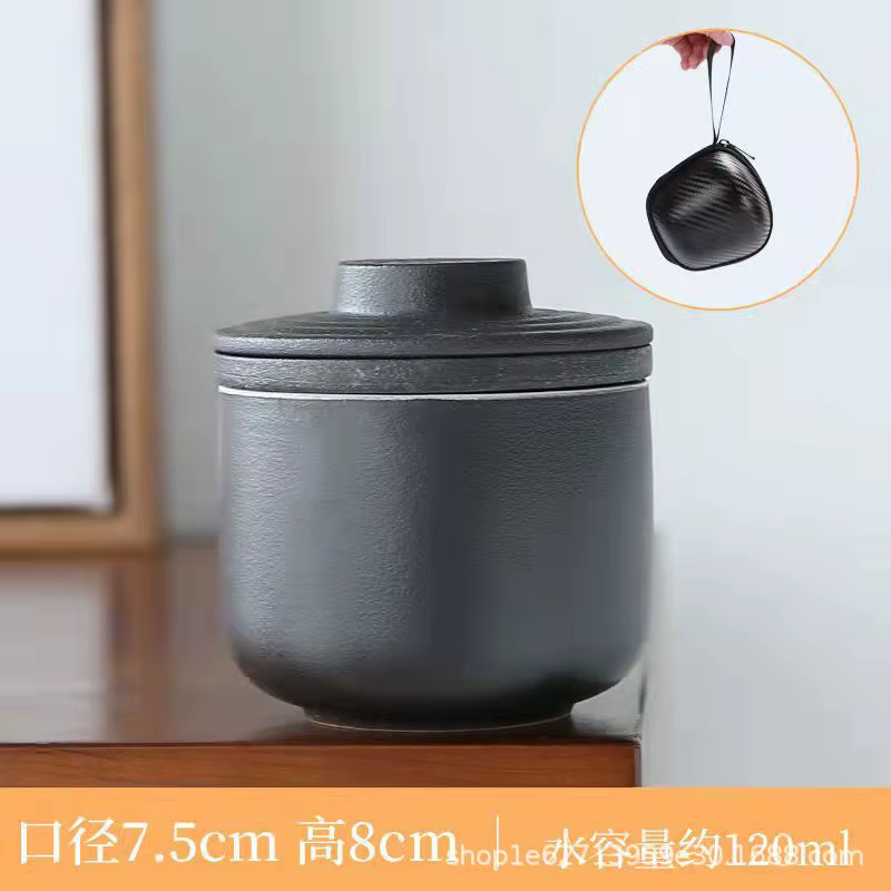 Service à thé de voyage, sac Portable, tasse rapide, un Pot trois tasses, théière Portable pour l'ex
