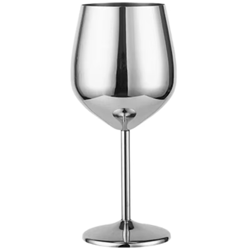 Nouveau Verre à Cocktail en Acier Inoxydable Créatif, Verre à Vin Métallique pour Bar et Restaurant,