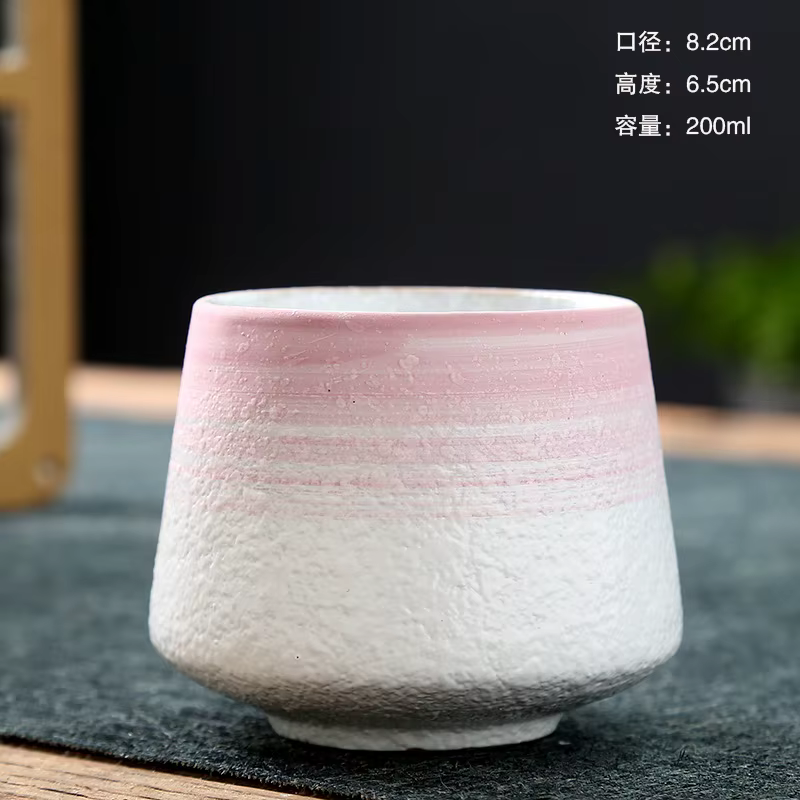 Tasse en céramique vintage en poterie rustique, tasse à café individuelle pour la maison, tasses à t