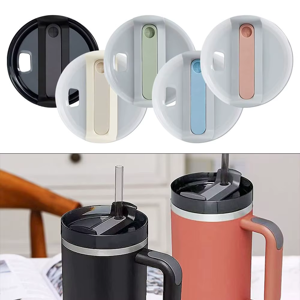 Couvercle de bouteille de remplacement en plastique uni, pour Stanley Quencher H2.0 40oz, 1 pièce