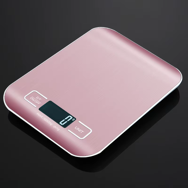 Balance de cuisine numérique 5kg/10kg, chargement USB, balances électroniques en acier inoxydable, b