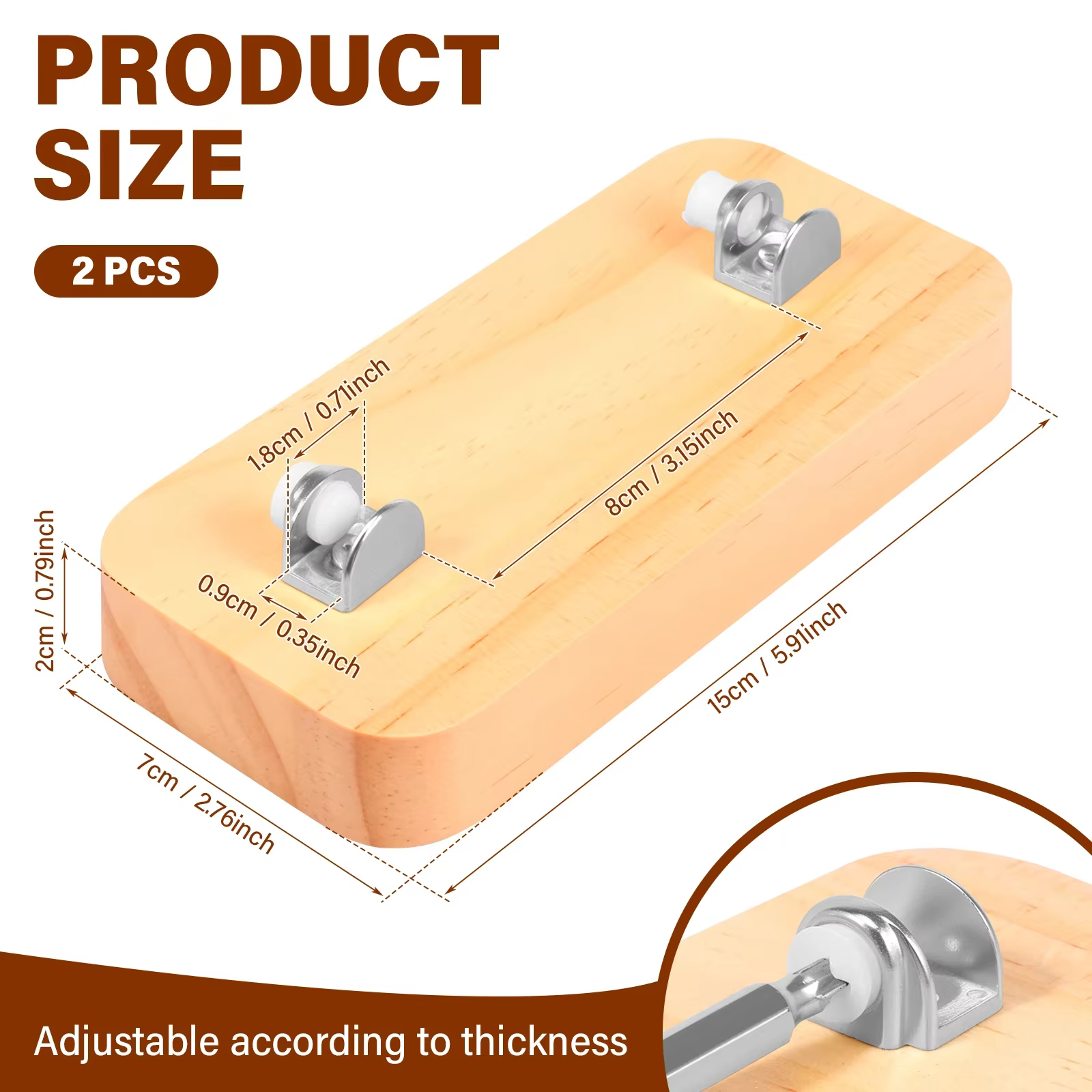 Présentoir en bois réglable pour verre, 2/4 pièces, support pour vitrail, carreaux de céramique, ass