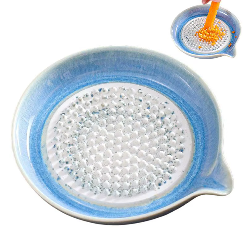 Râpe à gingembre et ail en céramique, outil de cuisine multifonctionnel pour fruits, légumes, alimen