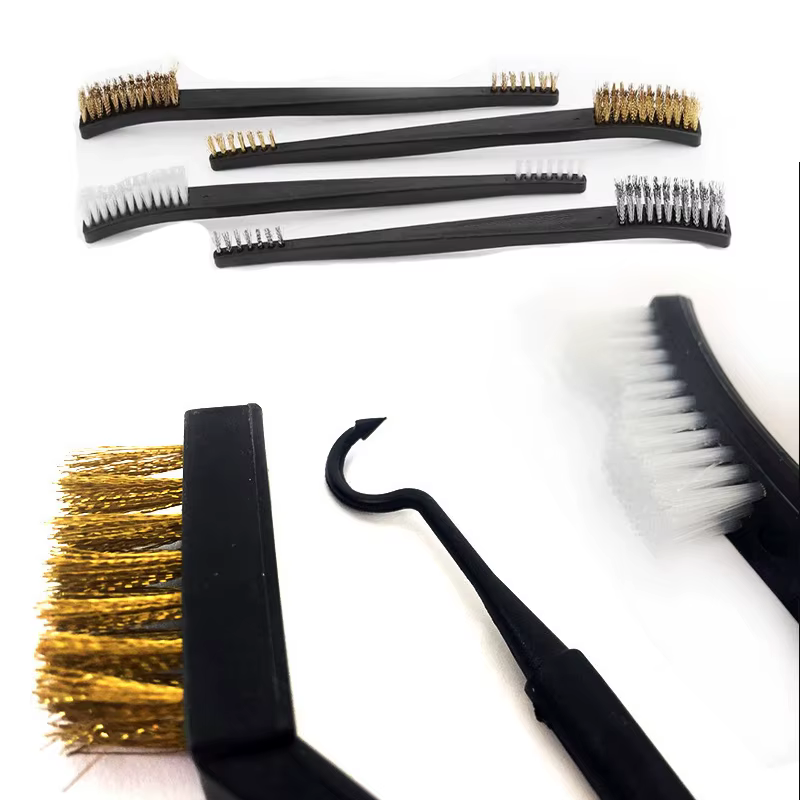 Mini brosse de polissage à fil Double extrémité, brosse de nettoyage du métal, antirouille, accessoi