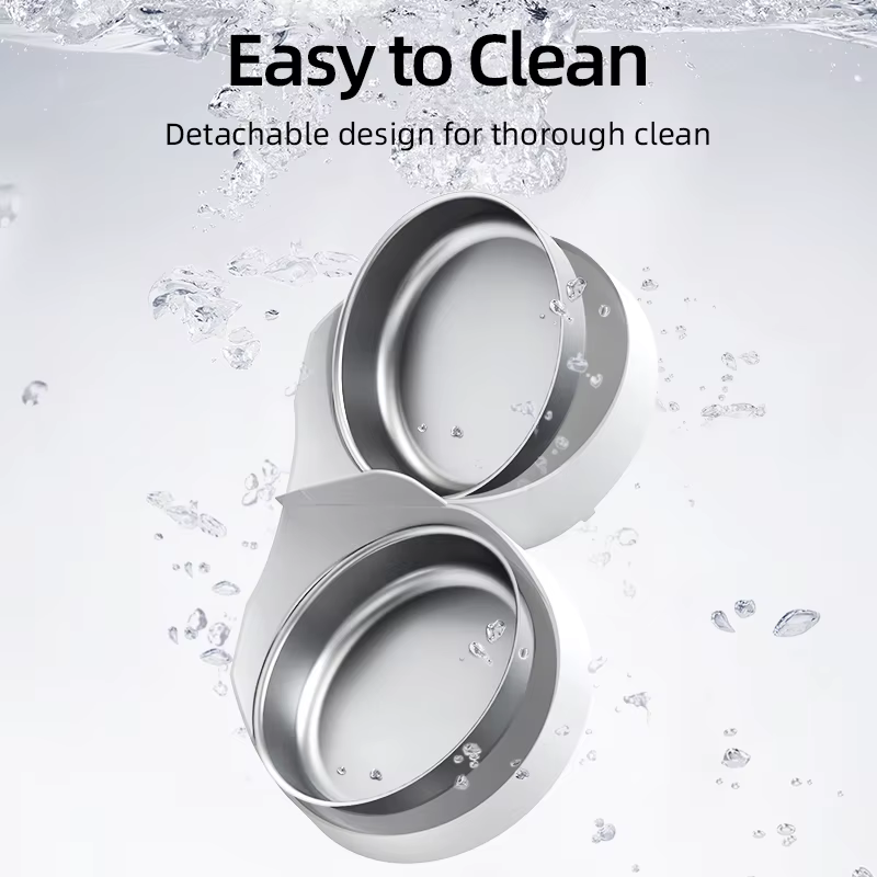 ROJECO seulement accessoires de bol simple et Double en acier inoxydable pour mangeoire automatique