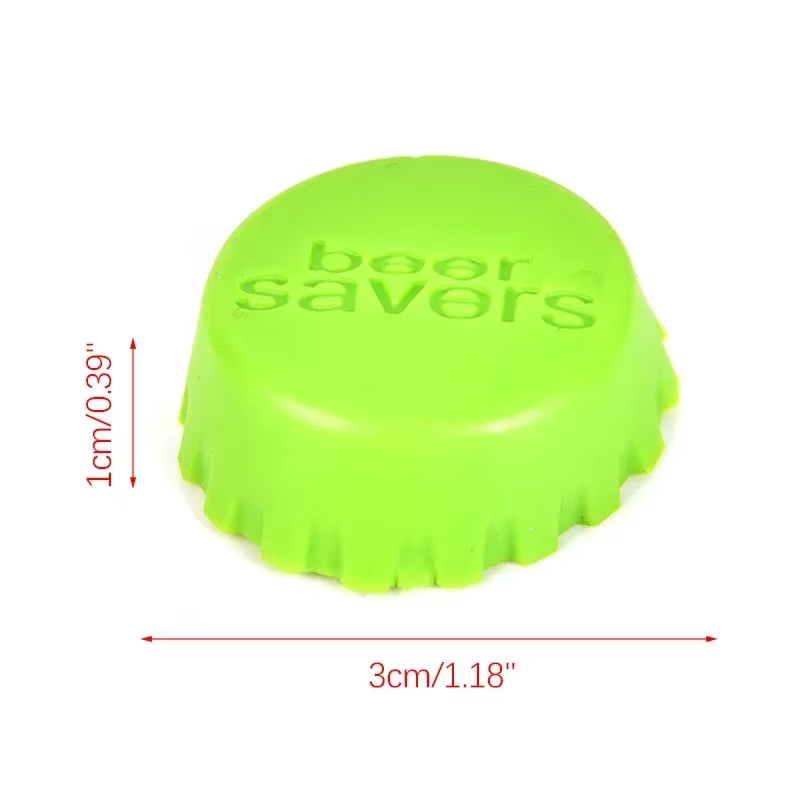 Bouchon de bouteille de bière en Silicone créatif, couvercle de conservateur, couvercle de bouteille