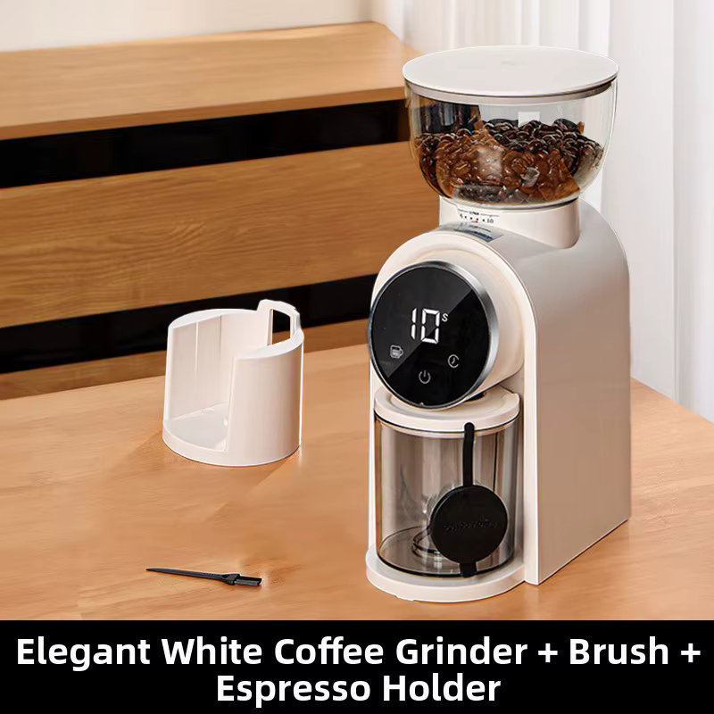 Moulin à café électrique professionnel, ultra silencieux, grossièreté réglable, fonctionnement à une