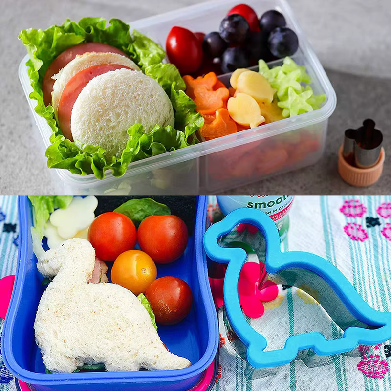 Coupe-sandwich pour enfants, cœur, étoile, turejxToast, boîte à bento, strass alimentaires, moules à