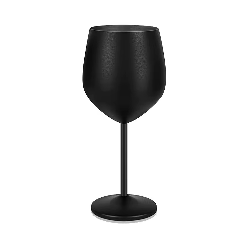 Verre à Cocktail à vin rouge en acier inoxydable de 500ML, grand verre à Champagne en métal incassab