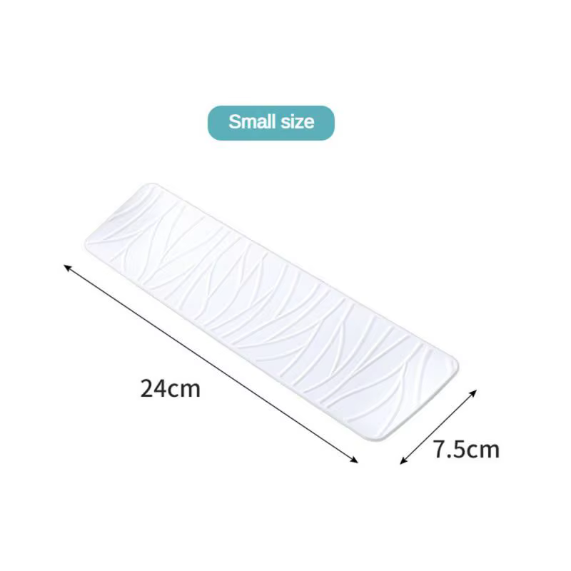1 pièce Assiettes en céramique japonaises minimalistes à motif ondulé, plats de service rectangulair
