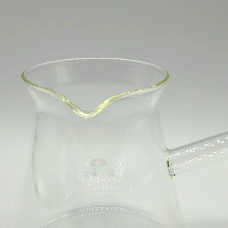Cafetière en verre résistante à la chaleur, pichet à thé, pichet à beurre, bouilloire, poignée de ch