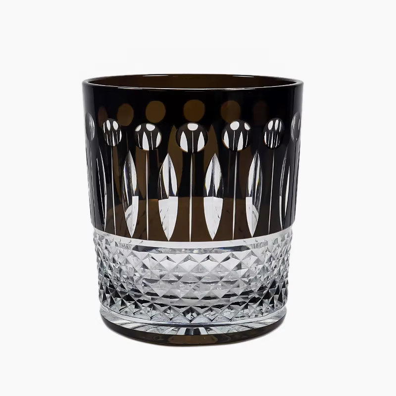Verre à vin en cristal taillé au diamant, verre à whisky ambre, gobelet XO, brandy, snifter, boîte-c