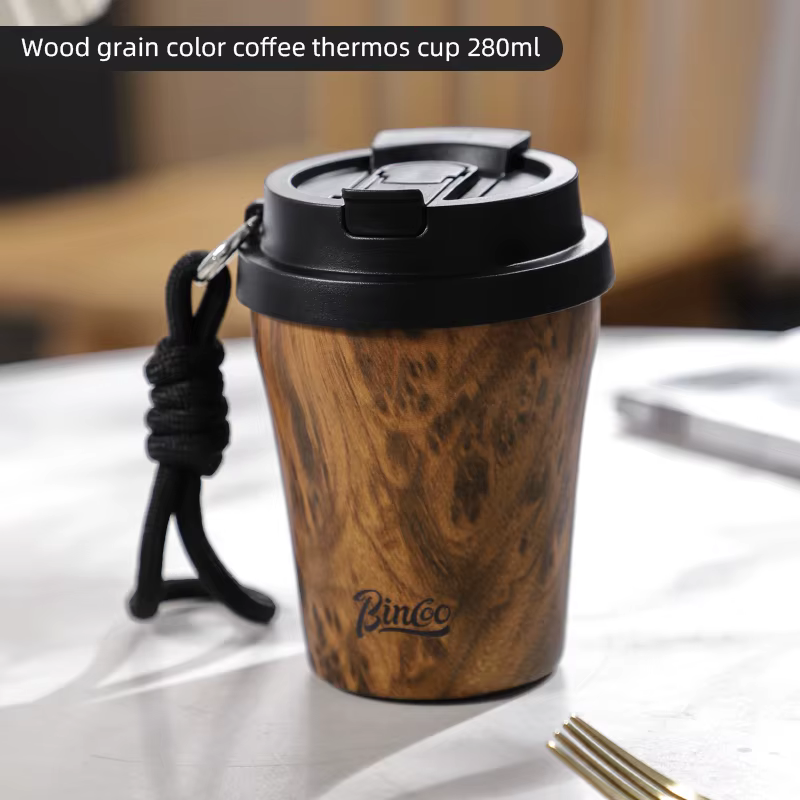 Bincoo-Tasse isotherme portable en acier inoxydable 500, tasse de voyage à café, aspirateur isolé, p