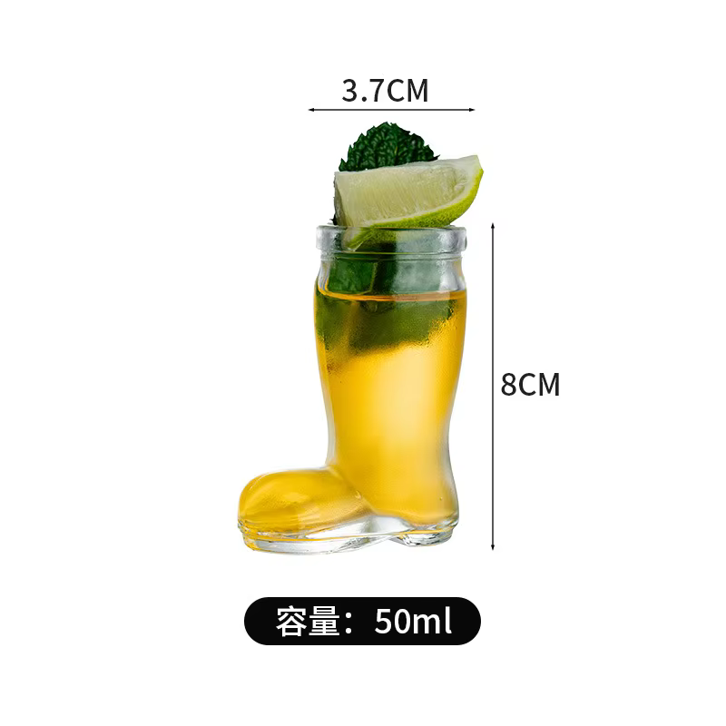 Verres créatifs en forme de bottes, verres à bière, mugs personnalisés en forme de chaussures, verre
