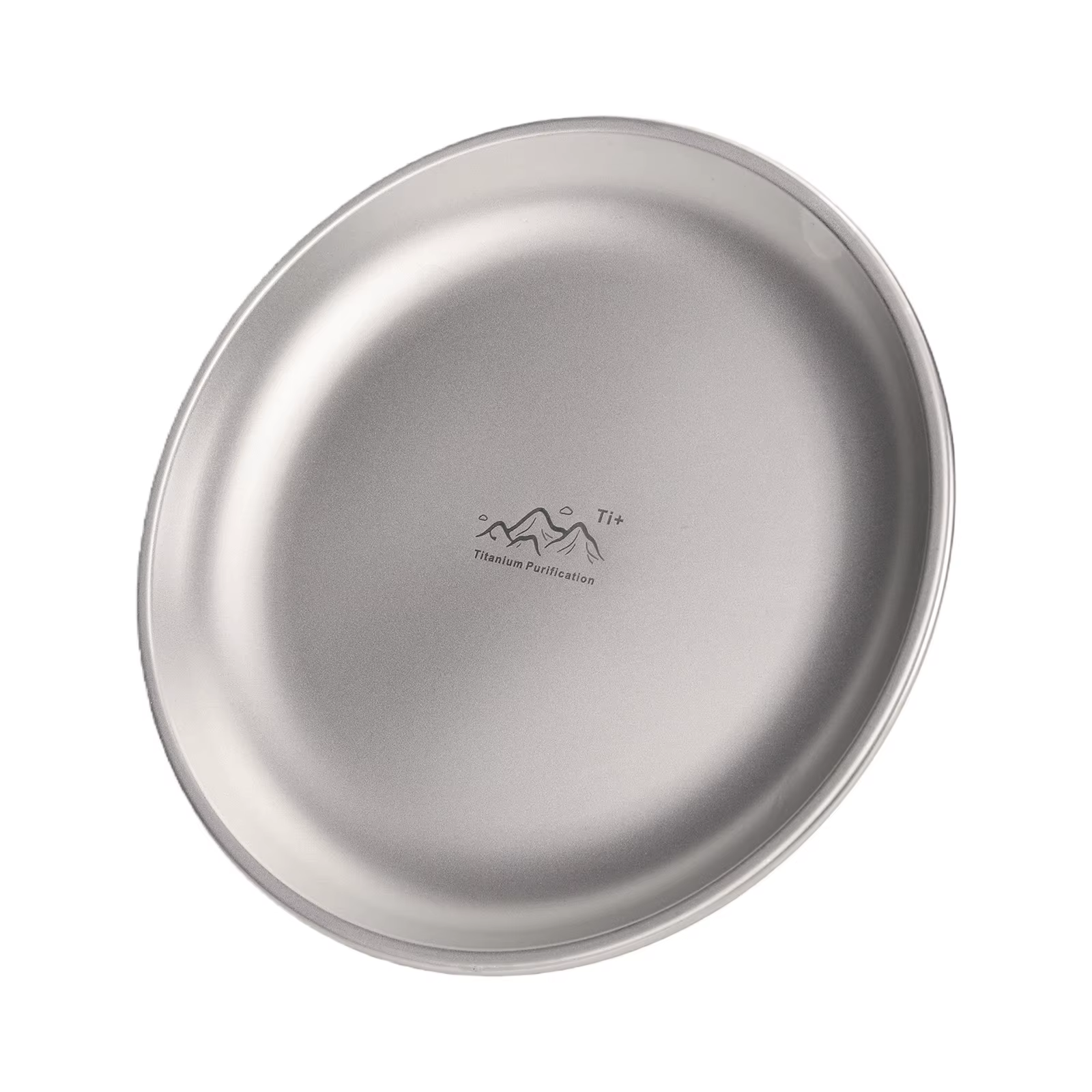 Assiette de purification en titane, vaisselle de voyage portable, légère, pour la randonnée, résista