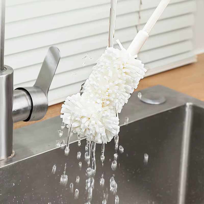GIANXI éponge brosse tasse épurateur nettoyant pour verre outil de nettoyage de cuisine longue poign