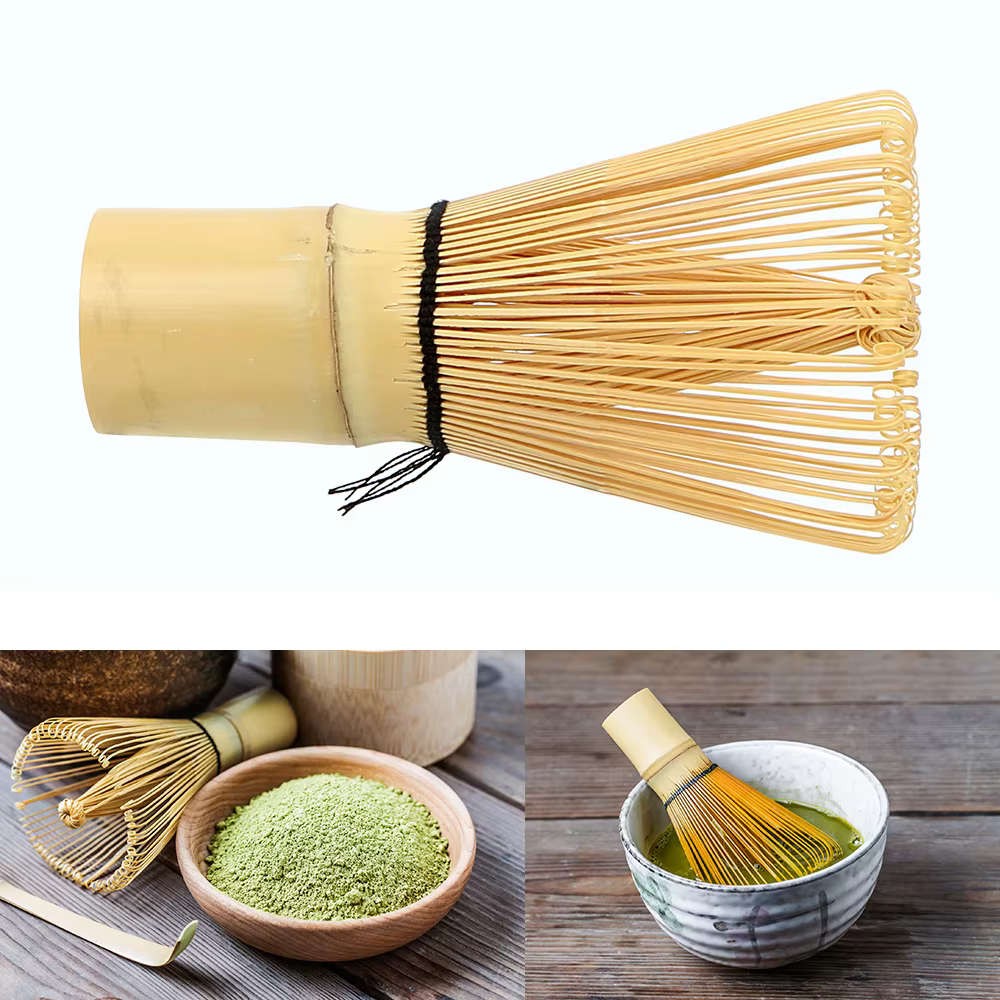 Cérémonie japonaise bambou Chasen 100 Matcha thé vert poudre fouet brosse à thé accessoires de cuisi