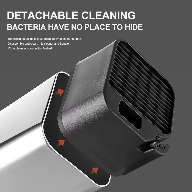 XITUO – porte-couteau sur pied multifonction en acier inoxydable, pour couteaux de cuisine, avec bor