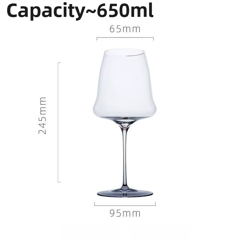 Gobelet en verre cristal ultra-fin fait à la main, verre à vin pour la maison et l'hôtel, verre à co