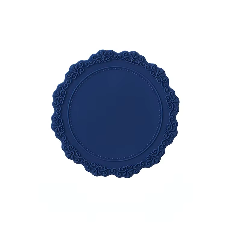 Tapis de Table rond en relief pour cuisine, napperons multi-usages en Silicone, décoration nordique 