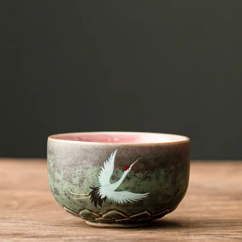 CHANSHOVA – tasse à thé en céramique, Style rétro chinois, fait à la main, tasse à thé en porcelaine
