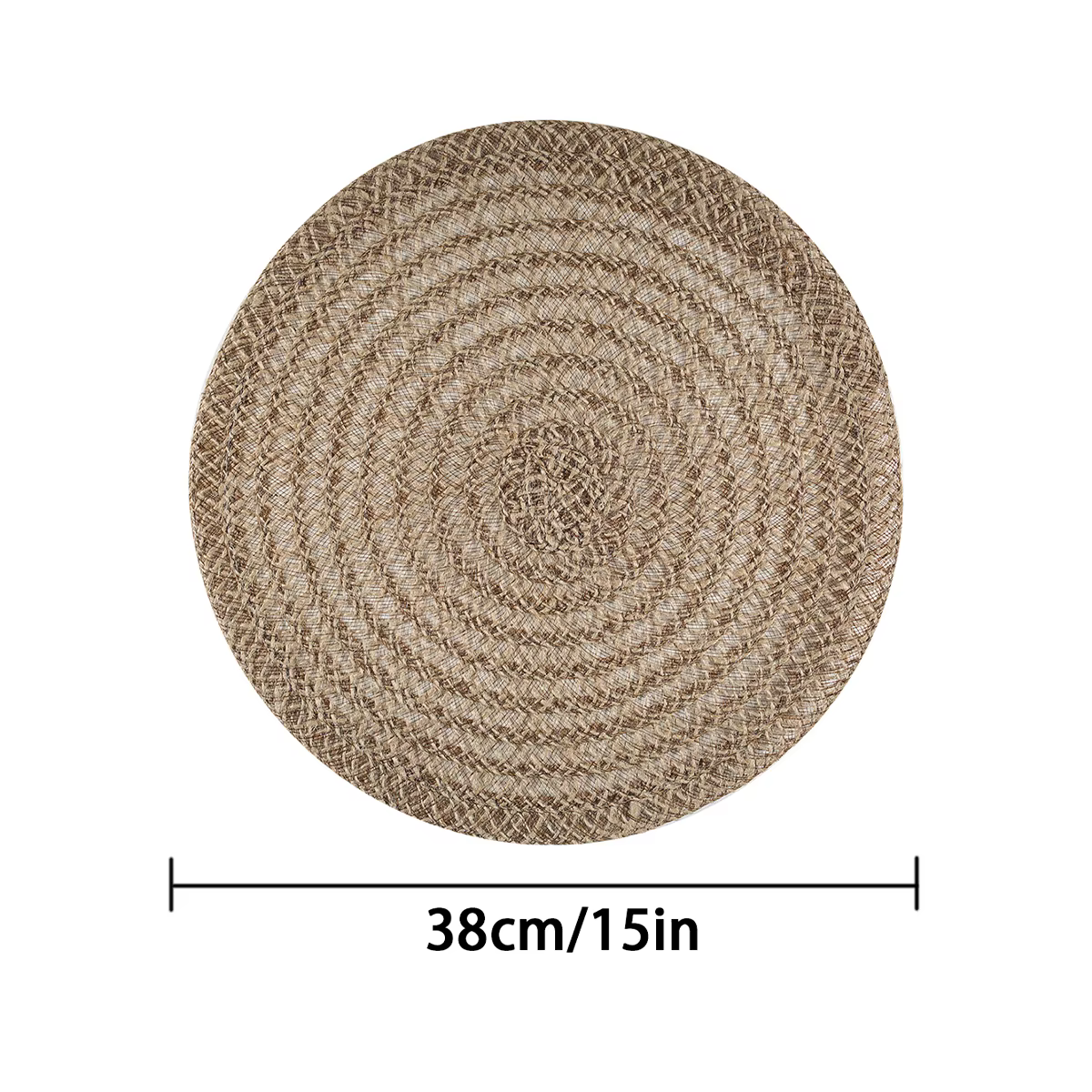 4/6 napperons de noël Jute pour Table à manger vacances de noël Thanksgiving tapis de Table lavables