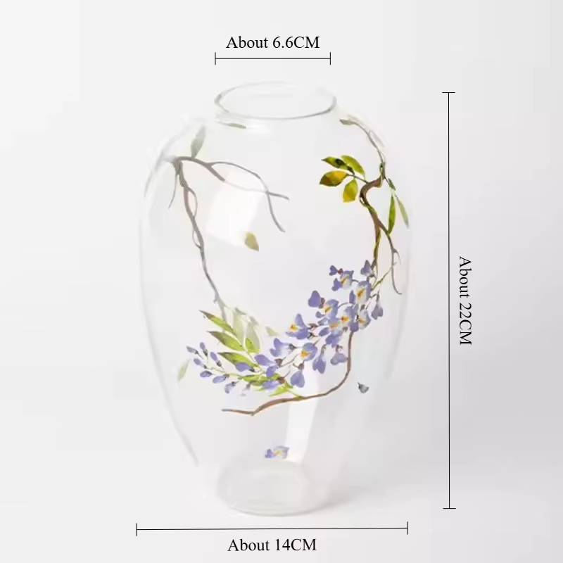 Vases en verre fleurs pièce maîtresse Tables Mariage Vases plantes luxe esthétique fleurs bouteilles