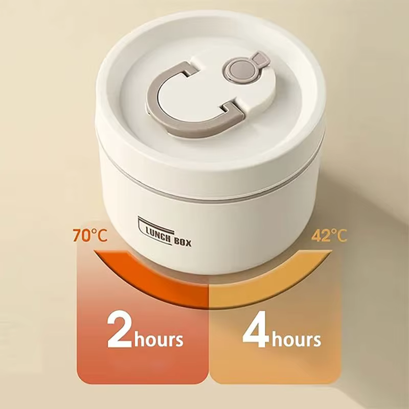 Ensemble de récipients à déjeuner isolés portables avec boîte à déjeuner thermique 3 récipients à dé