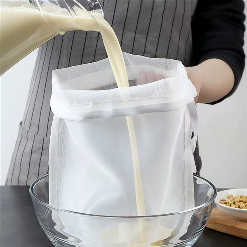 Filet filtrant de qualité alimentaire 100/200/300 mailles, filtre en tissu Nylon pour thé, bière, la